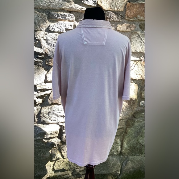 John Varvatos Peace Polo in Pink NWT ☮️ - Picture 3 of 4